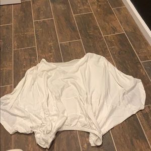 Loose white top